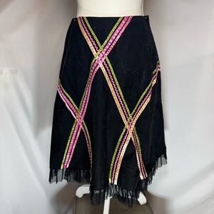 Vanity Petites Small Long Skirt. Vibrant. Neons. Parisian. Tulle.
